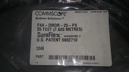 Lot of 3 COMMSCOPE SureFlex F4A-DMDR-25-PX 25 FT/Two F4DR-C DIN Male Rig... - $149.99