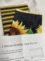 Sunflower 5 Minute Reverse Table Runner  Quilting Kit NEW - $232.14 MXN