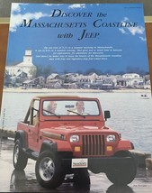 1988 Discover Massachusetts With JEEP 4 Page original print ad - $17.77