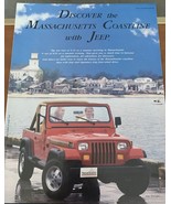 1988 Discover Massachusetts With JEEP 4 Page original print ad - $17.77