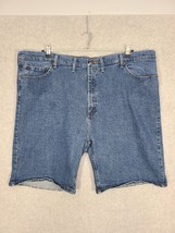 Wrangler Premium Men&#39;s 5 Pocket Denim Jean Shorts High Rise Medium Wash 48 - £10.40 GBP
