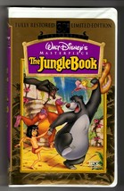 Jungle Book Disney VINTAGE VHS Clamshell Masterpiece Edition - £11.82 GBP