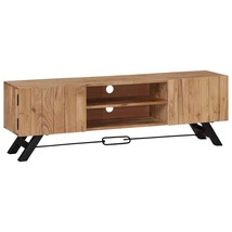 vidaXL Acacia Wood TV Stand Shelving for 55-Inch TVs with Storage Drawers - $4,126.79 MXN