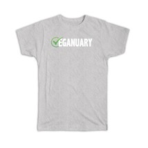 Veganuary : Gift T-Shirt Vegan Power Plant Based Eco Friendly Vegetarian No Meat - £19.65 GBP