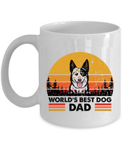 World&#39;s Best Australian Cattle Dog Dad Coffee Mug 11oz Retro Cup Gift Dogs Lover - $15.00+