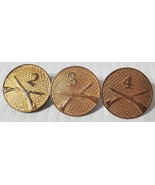 2nd 3rd 4th INFANTRY COLLAR DISC  ORIGINAL Post WW1 Vintage US ARMY TYPE... - €31,01 EUR