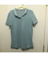 Nike Golf Women&#39;s Dri Fit Texture Polo 884841 Light Blue Size Small - $8.90