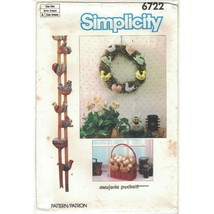 Simplicity 6722 297 Easter &amp; Transfer Pattern Stuffed Bunnies, Hens, Hearts UC - £6.93 GBP