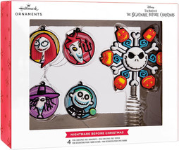 Hallmark 3HCM2305 Disney Nightmare Before Christmas Ornaments &amp; Topper - New! - £10.92 GBP