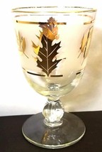 Libbey Golden Foliage water goblet - £5.37 GBP