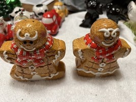 Gingerbread Holiday Christmas Salt &amp; Pepper Shakers - €17,07 EUR
