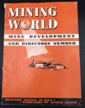 1944 Mining World Mine Development &amp; Number Directory of Active Mines - £29.27 GBP