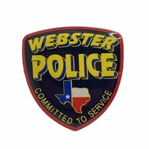 Webster Texas Police Department Law Enforcement Enamel Lapel Hat Pin Pin... - £11.75 GBP