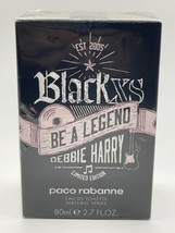 Black Xs Be A Legend Debbie Harry Limited Edition 2.7oz Paco Rabanne Edt -SEALED - £54.02 GBP