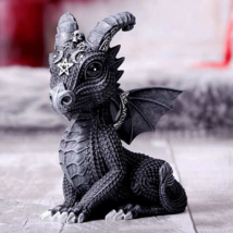 Witches Winged Dragon Resin Figure - $14.00