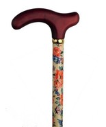 Ladies Fritz Cane Primrose Maple Shaft , Burgundy Solid Wood Handle -Affordable  - £41.56 GBP