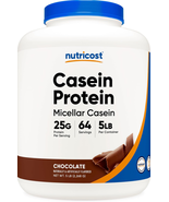 Casein Protein Powder 5Lb Chocolate - Micellar Casein, Gluten Free, Non-Gmo - £63.18 GBP