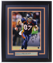 Eric Decker Autografato con Cornice 11x14 Denver Broncos Foto Bas - £93.01 GBP