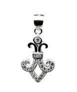 Beautiful Pure 925 Sterling Silver Pendant CZ Platinum Finish for Girl - $50.90
