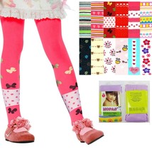 6 Cute Baby Kid Girl Tights Socks Stockings Pants Hosiery Pantyhose 1-3 ... - £26.06 GBP