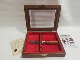 Schatulle Aussteller IN Holz für Messer Wood Display Case For Knives Münzen - £50.33 GBP