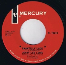 Jerry Lee Lewis Chantilly Lace 45 rpm Think About It Darling Canadian Pressing - £3.85 GBP