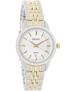 SEIKO Women Watch SUR893 Two-tone Gold Stainless Steel Japanese Quartz W... - $5,212.58 MXN