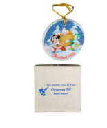 The Disney Collection 1985 Mickey Mouse Santa&#39;s Helpers Christmas Tree O... - £11.91 GBP
