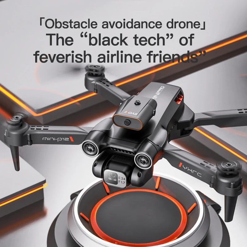 P12 Drone With Single Camera 8K HD Foldable RC Quadcopter Drones Remote Contr - £53.48 GBP+