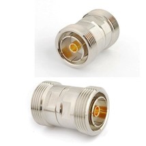 Rf Coaxial Coax Adapter 7/16 Din Female-Female Connector - £18.75 GBP
