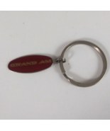 Vintage Red Grand Am Oval Metal Keychain - $181.02 MXN