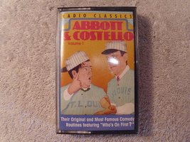Radio Classics Who&#39;s On First Volume 1 [Audio Cassette] Abbott &amp; Costello - £15.49 GBP