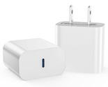 2Pack Iphone 15 14 13 Fast Charging Block 20W Usb C Wall Charger Plug Bl... - £15.16 GBP