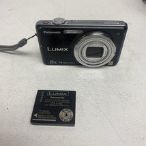 Panasonic Lumix DMC-FH20 14.1MP Digital Camera Black W/battery Untested - $19.79