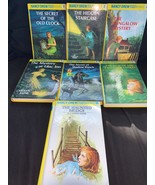 Lot of 7 hard cover nancy drew books  1,2,3,4,5,9,15. - $466.48 MXN