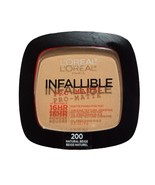L&#39;oreal Infallible Pro-Matte Finish Powder 200 Natural Beige Oil Free Lo... - €47,24 EUR