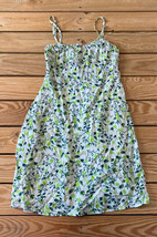 urban outfitters NWT women’s sleeveless floral sundress size XS green L9 - $26.55