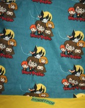 Harry Potter JK Rowling Warner Bros Multi Purpose Camelot Fabric 47 x 62 - $29.69