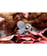 Navia Jewelry Butterfly Wings Morpho aega Silver Ring NR-11M-12 - $99.99