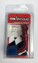 Aeroquip Blue/Red Fitting Hose End Socketless 90D 6AN Barb 6AN Female Al... - $14.99