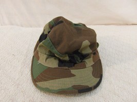 Unisex Military Surplus PROPPER Woodland Camouflaged BDU Medium Combat Cap 33730 - £18.55 GBP