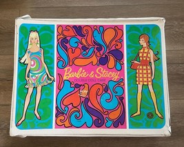 Barbie &amp; Stacey Double Doll Case Vintage Wardrobe 1967 Mattel - $50.00