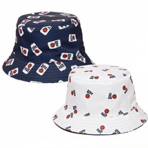 Miller Lite Beer Cans All Over Reversible Text Bucket Hat Multi-Color - £29.24 GBP