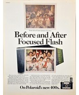POLAROIDS 400 LAND CAMERA &quot;Before and After Focused Flash&quot; 1971 VTG Prin... - $11.03