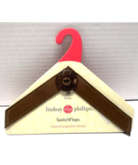 Lindsay Phillips M Laina Brown Interchangeable Switch Flops NEW - $6.72 CAD