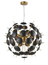 Dandy 12 Light Pendant Mid Century Sputnik Ceiling Chandeliers Modern Matt Black - £432.53 GBP