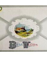 Best Wishes Cottage Victorian Greeting Card Postcard 1900s PCBG11B - $363.77 MXN