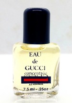 EAU de GUCCI CONCENTRÉE ✱ VTG Mini Perfume Miniature Parfum (7,5ml. ~ 0.25fl.oz) - $24.74