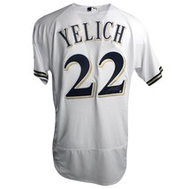 CHRISTIAN YELICH Autographed Milwaukee Brewers Authentic White Jersey ST... - £464.73 GBP