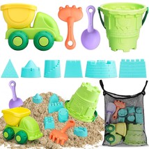 Beach Toys For Toddlers - Kids Sand Toys Includes Beach Bucket, Dump Truck Toy,  - £31.16 GBP